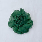 Load image into Gallery viewer, QueenMee Green Corsage Rose Hair Clip Flower Hair Clip Flower Pin
