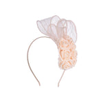 Load image into Gallery viewer, Ruby Rocks Rosita Fascinator - Pale Peach
