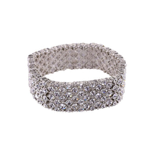 loveRocks Crystal Classic Stretch Bracelet 