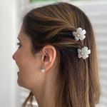 Load image into Gallery viewer, QueenMee Mini Hair Claw Flower Hair Clip Set of 2
