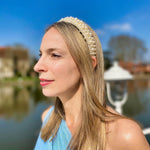 Load image into Gallery viewer, QueenMee Pearl Headband with Crystal
