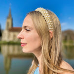 Load image into Gallery viewer, QueenMee Pearl Headband with Crystal
