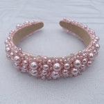 Load image into Gallery viewer, QueenMee Pearl Headband with Crystal
