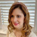 Load image into Gallery viewer, QueenMee Pink Jewelled Headpiece Crystal Headband
