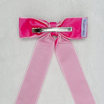 Load image into Gallery viewer, QueenMee Pink Velvet Hair Bow Hot Pink Hair Clip Alligator Clip
