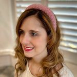 Load image into Gallery viewer, QueenMee Pink Sparkly Headband Beaded Headband
