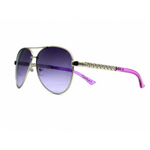 Ruby Rocks DOMINICA Sunglasses in silver with purple tips