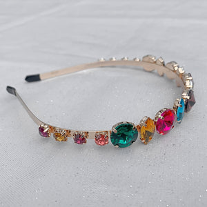 QueenMee Rainbow Headband in Crystal