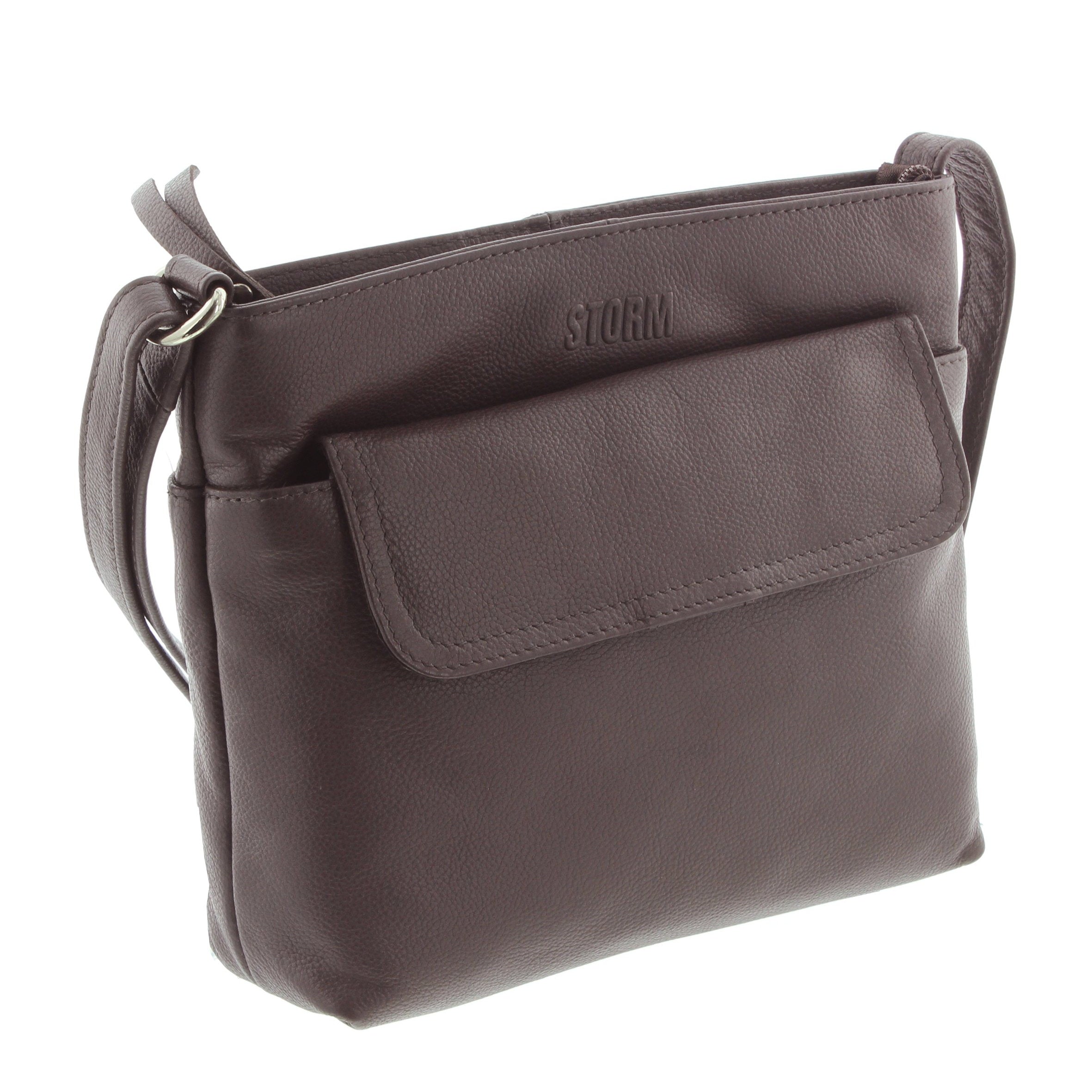 STORM London CAMPBELL Leather Cross Body Bag