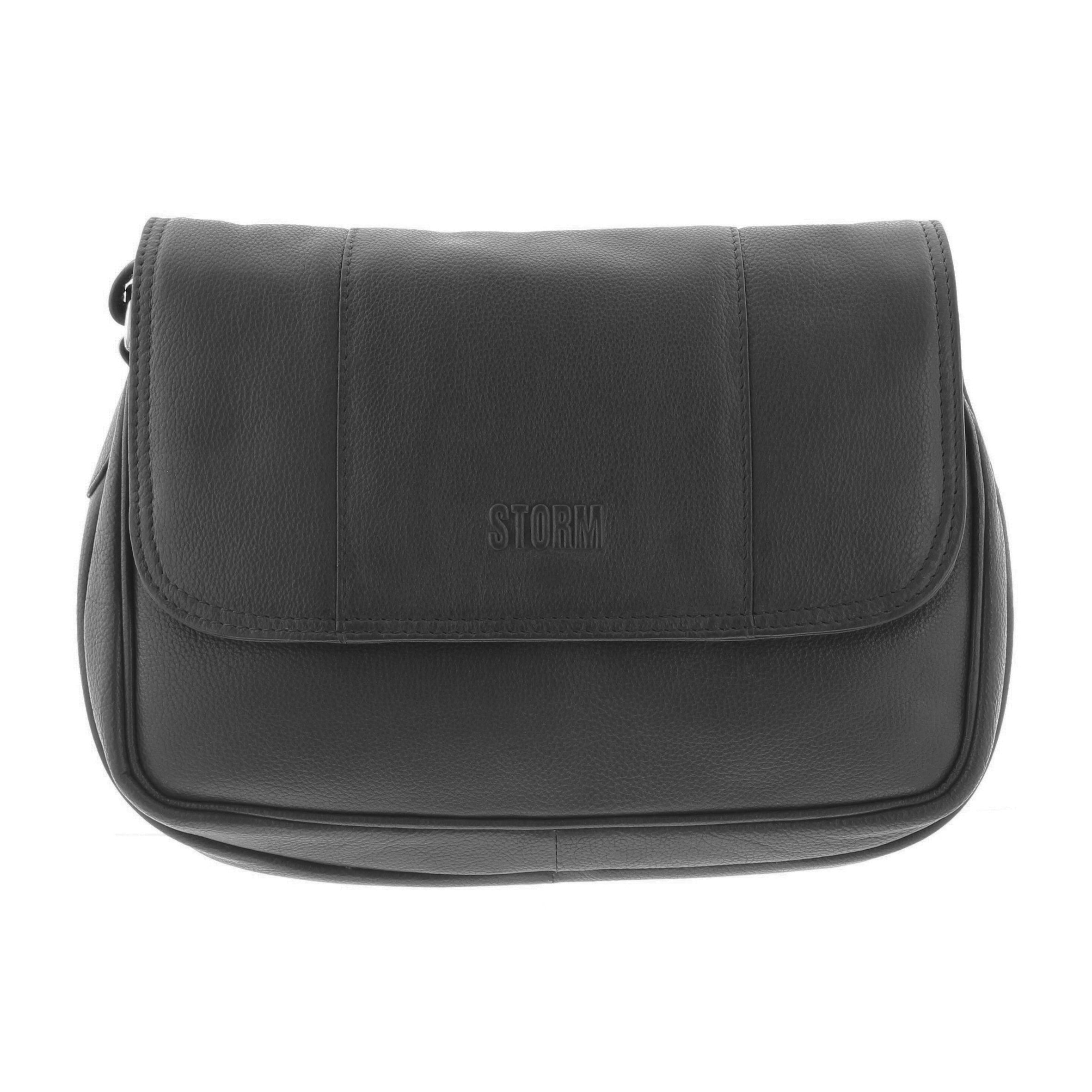 STORM London RAVEN Leather Cross Body Bag