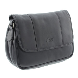 STORM London RAVEN Leather Cross Body Bag