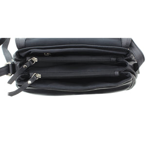 STORM London RAVEN Leather Cross Body Bag