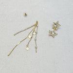 Load image into Gallery viewer, QueenMee Star Earrings Gold Earrings
