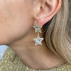 QueenMee Star Earrings Gold Earrings