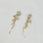 Load image into Gallery viewer, QueenMee Star Earrings Gold Earrings
