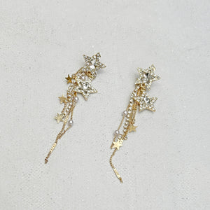 QueenMee Star Earrings Gold Earrings