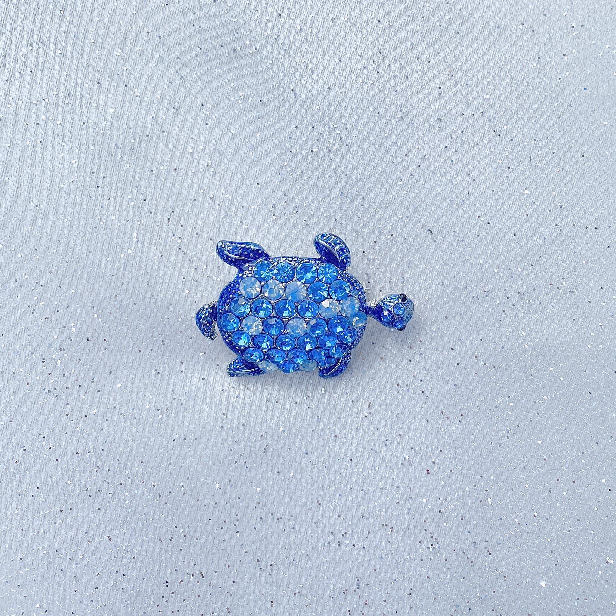 QueenMee Turtle Brooch Blue Brooch