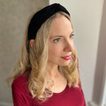 Load image into Gallery viewer, QueenMee Velvet Headband Velvet Knot Headband in Red or Black
