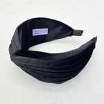 Load image into Gallery viewer, QueenMee Velvet Headband Velvet Knot Headband in Red or Black
