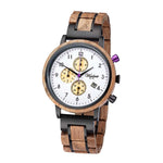 Load image into Gallery viewer, Waidzeit Chronograph GIN White Lemon wooden strap
