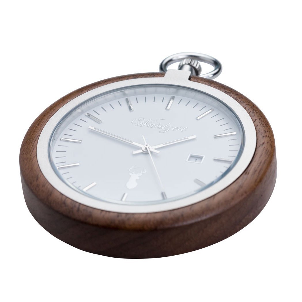 Waidzeit Walnut Pocket Watch