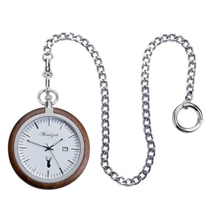 Waidzeit Walnut Pocket Watch