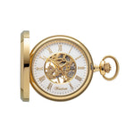 Load image into Gallery viewer, Waidzeit Franz Rudolf Skeleton pocket watch gold
