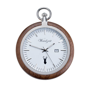 Waidzeit Walnut Pocket Watch