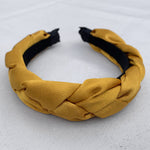 Load image into Gallery viewer, QueenMee Yellow Headband Braided
