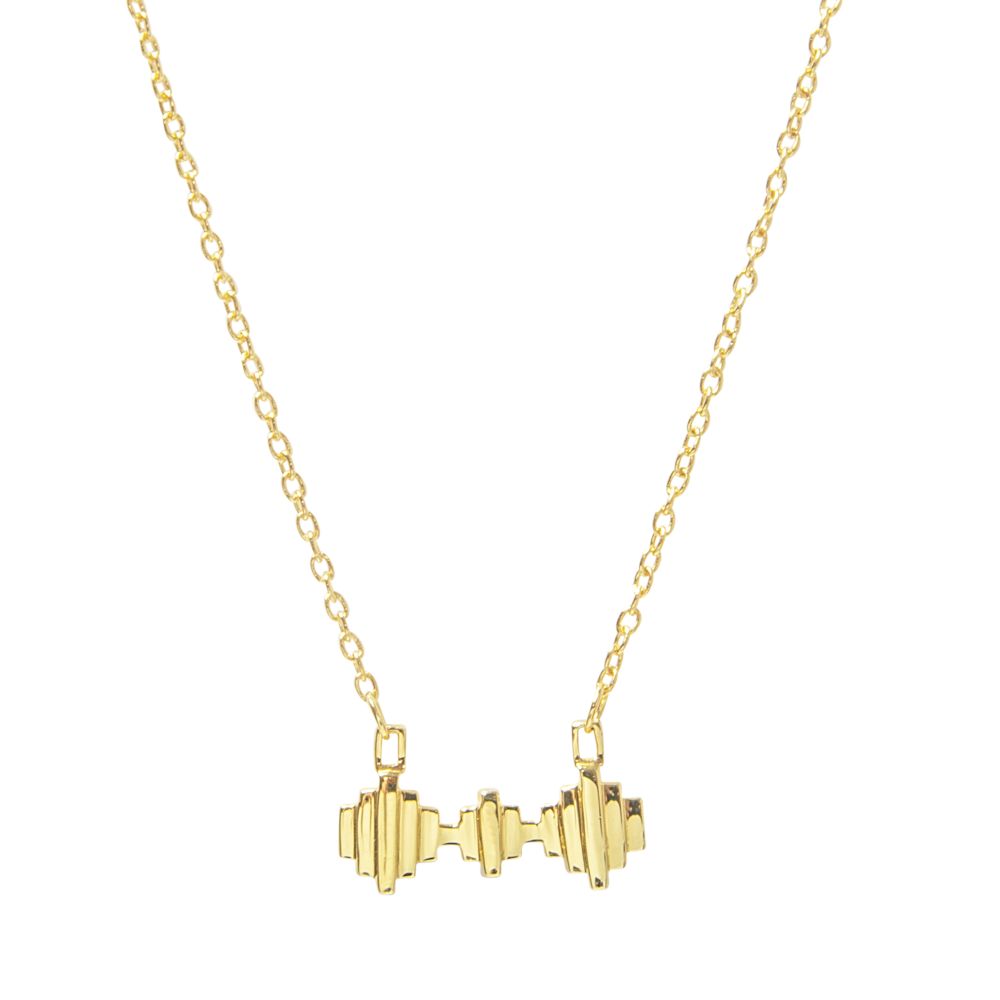 Jewel Tree London Baori Trinity Necklace Gold