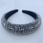 Load image into Gallery viewer, QueenMee Beaded Headband Grey
