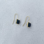 Load image into Gallery viewer, QueenMee Black Earrings Small Drop Earrings
