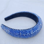 Load image into Gallery viewer, QueenMee Blue Headband Beaded
