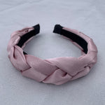 Load image into Gallery viewer, QueenMee Blush Pink Headband Braided
