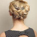 Load image into Gallery viewer, QueenMee Bow Hair Clip with Diamante
