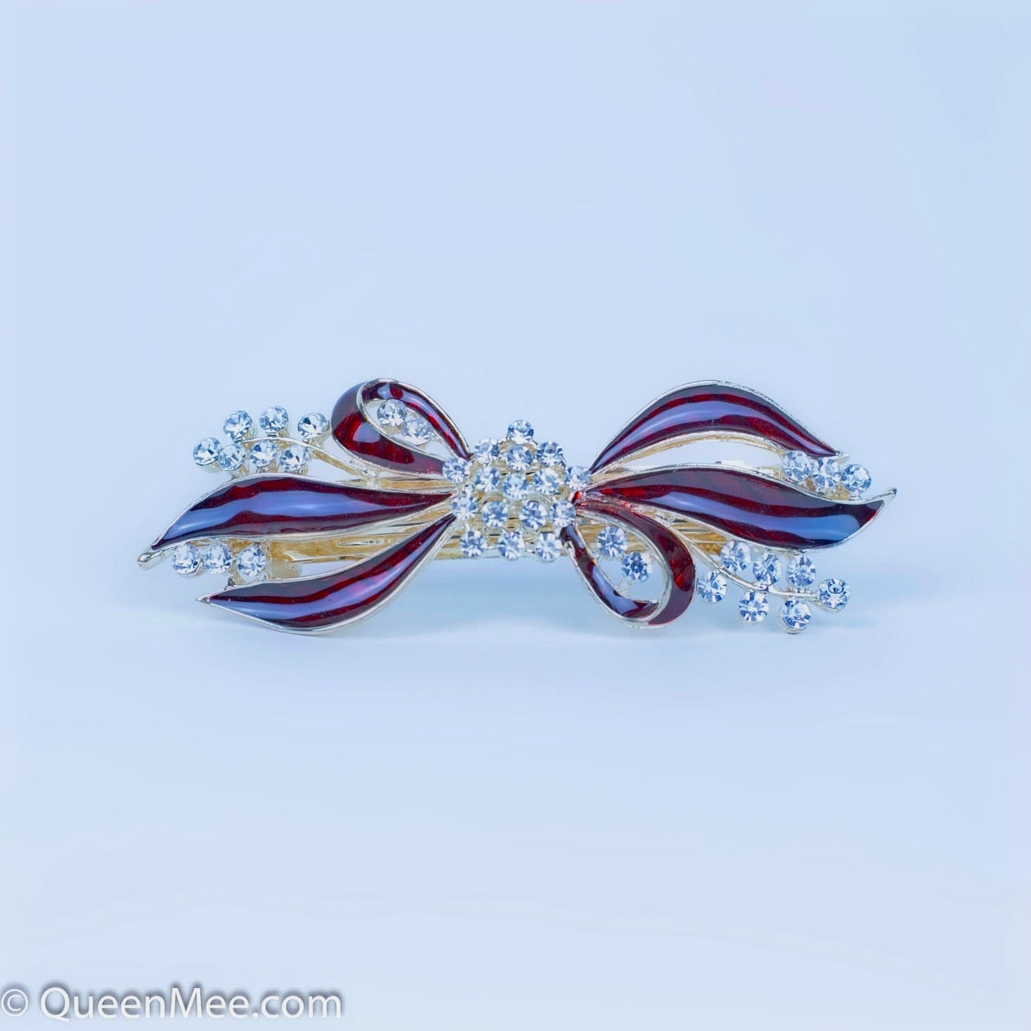 QueenMee Bow Hair Clip with Diamante