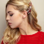 Load image into Gallery viewer, QueenMee Bow Hair Clip with Diamante
