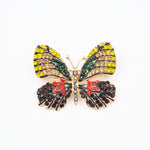 Load image into Gallery viewer, QueenMee Butterfly Brooch in Crystal
