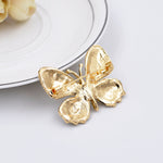 Load image into Gallery viewer, QueenMee Butterfly Brooch in Crystal
