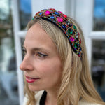 Load image into Gallery viewer, QueenMee Colourful Headband Statement Headband Sparkling Hair Band
