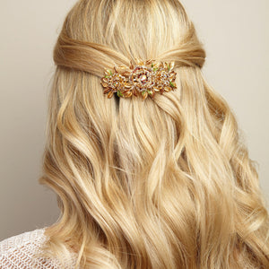 QueenMee Crystal Hair Clip Large Rose - Featured in Closer Magazine