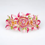 Load image into Gallery viewer, QueenMee Crystal Hair Clip Large Rose - Featured in Closer Magazine
