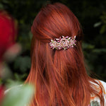 Load image into Gallery viewer, QueenMee Crystal Hair Clip Large Rose - Featured in Closer Magazine
