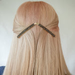 Load image into Gallery viewer, QueenMee Diamante Hair Slides Large
