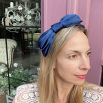 Load image into Gallery viewer, QueenMee Fascinator Bow Headband
