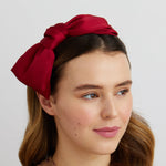 Load image into Gallery viewer, QueenMee Fascinator Bow Headband
