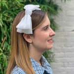 Load image into Gallery viewer, QueenMee Fascinator Bow Headband
