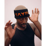 Load image into Gallery viewer, Tayroc VAL! Black/Orange Headband
