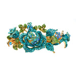 Load image into Gallery viewer, QueenMee Flower Hair Clip with Diamante
