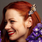 Load image into Gallery viewer, QueenMee Flower Hair Clip in Enamel
